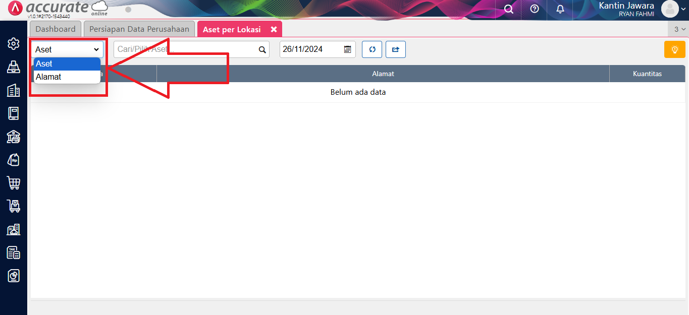 Fitur Aset Perlokasi Accurate Online